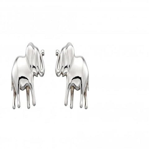 Boucles d'oreilles puces en argent Bébé Éléphant E5824