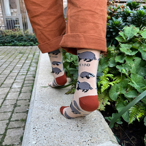Save the Badgers Bamboo Socks