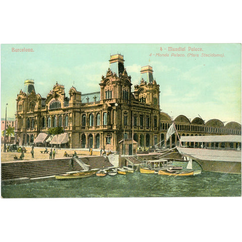 Barcelona, Spain – Mundial Palace – Postcard