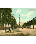 Barcelona, Spain – Paseo de Colón – Postcard Mid - 20th Century