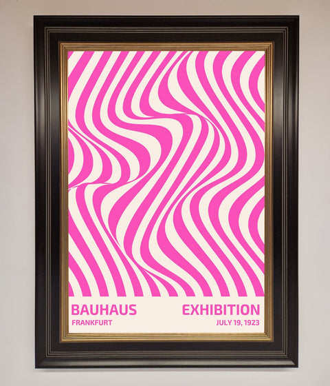 Bauhaus Pink Expedition Framed Wall Art