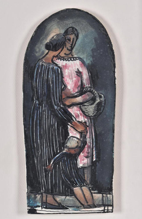 Julio González (1876-1942) - Maternité noire et rose