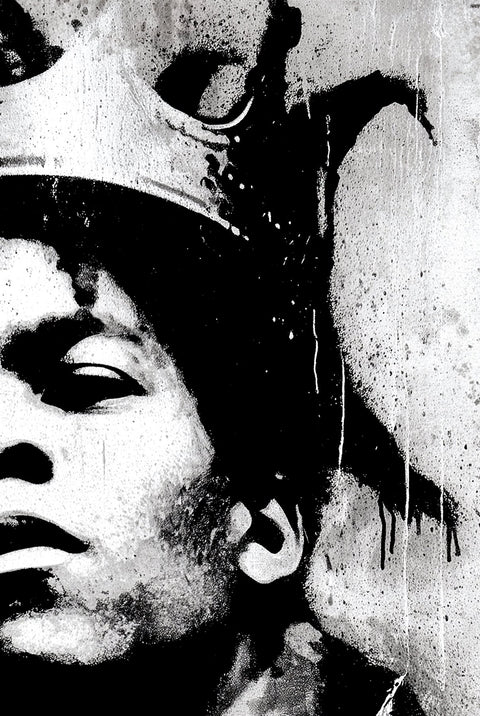 David Law (1967) - Basquiat (Stencil)