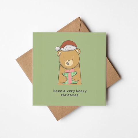 Beary Christmas | Greeting Card