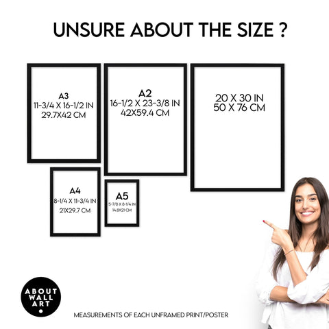 Schlafzimmer-Wanddeko | 3er-Set Kunstdrucke