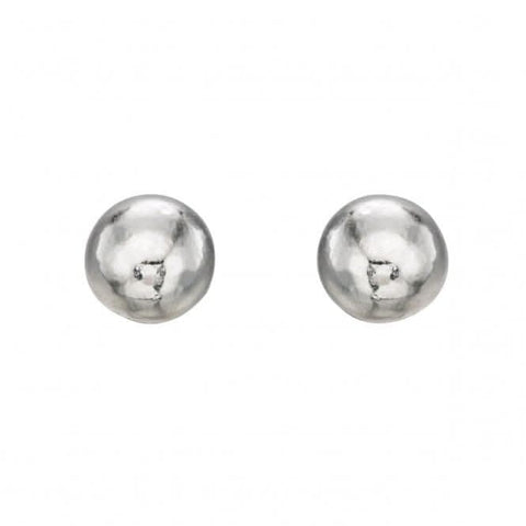 Boucles d'oreilles puces Beginnings en argent sterling A021, forme simple boule