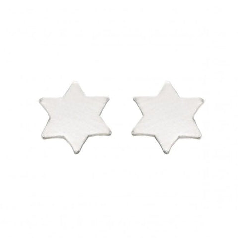 Boucles d'oreilles puces en argent sterling Beginnings A022 en forme d'étoile