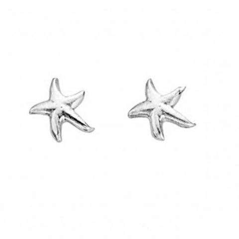 Boucles d'oreilles à clous en argent sterling Beginnings A834 en forme d'étoile de mer