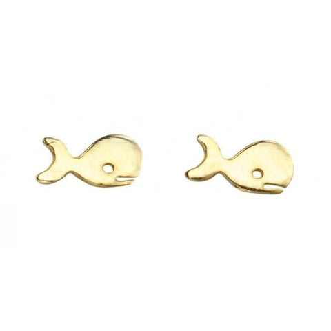 Boucles d'oreilles baleine Beginnings en argent sterling plaqué or A971