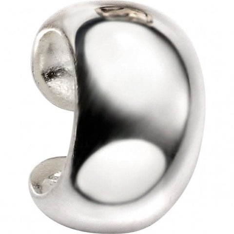 Boucles d'oreilles créoles Beginnings en argent sterling C162, manchette d'oreille