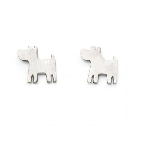 Boucles d'oreilles pour chien en argent sterling Beginnings A2016