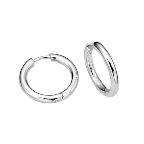 Boucles d'oreilles créoles Beginnings en argent sterling E3459