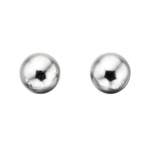 Boucles d'oreilles puces en argent sterling Beginnings E4606, 6 mm, à boule simple