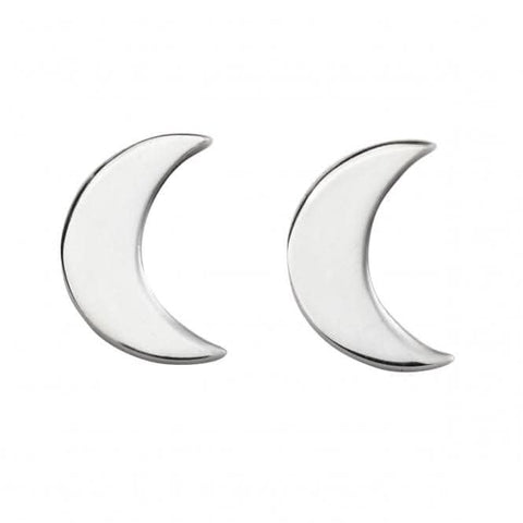Boucles d'oreilles puces lune en argent sterling Beginnings E5430