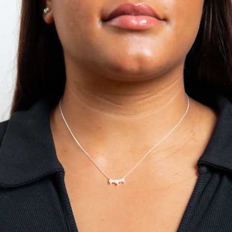 Collier en argent sterling et perles d'eau douce Beginnings N4616W
