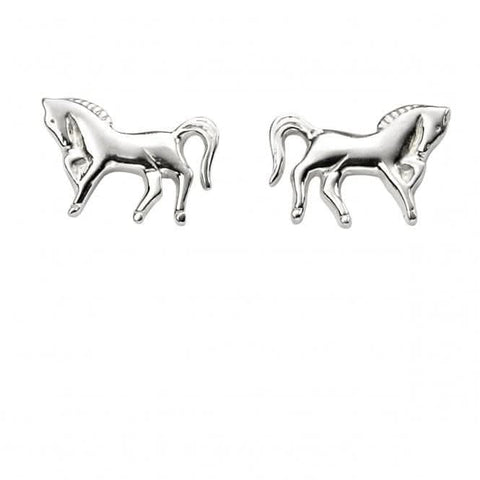 Boucles d'oreilles cheval en argent sterling Beginnings E5757