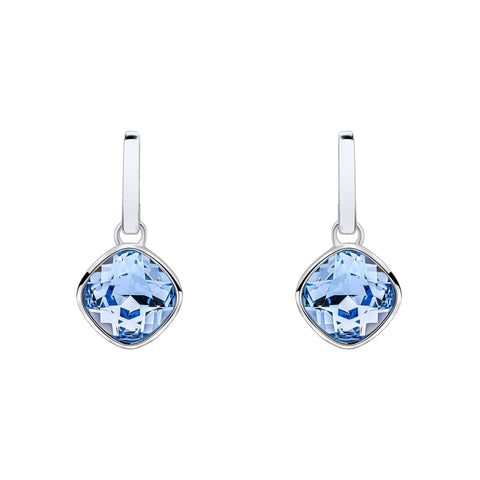 Beginnings Ohrringe aus Sterlingsilber mit hellblauem Saphirkristall E6478T