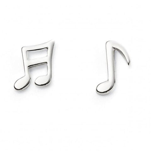 Boucles d'oreilles notes de musique en argent sterling Beginnings A2027