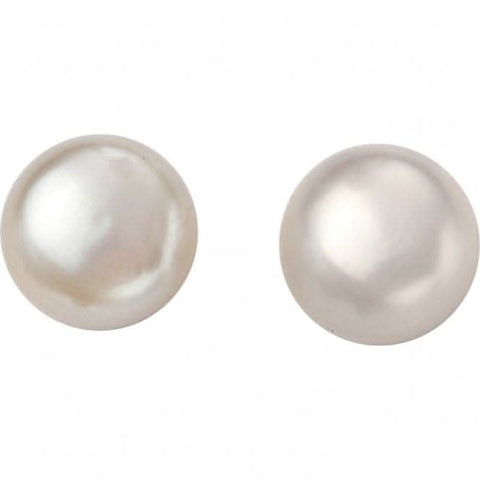 Boucles d'oreilles en argent sterling et perles Beginnings E5370W