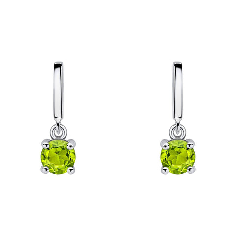 Beginnings Ohrringe aus Sterlingsilber mit grünem Peridot E6486G