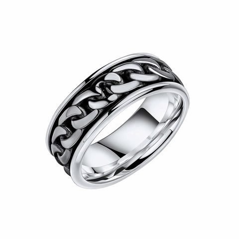 Bague tournante en argent sterling Beginnings R3907