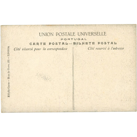 Belém, Portugal – Interior of the Jerónimos Monastery Church – Postcard