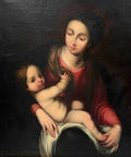 Bernardo Lorente Germán (1680 - 1759), Attributed to - Virgen con el Niño