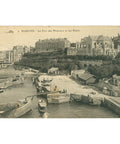 Biarritz, France – Le Port des Pêcheurs et les Hôtels – Postcard Early 20th Century