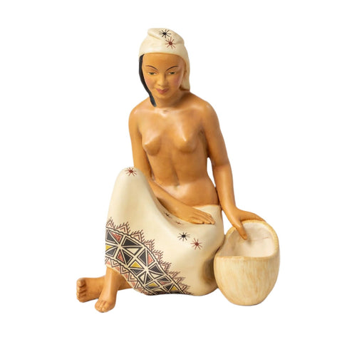 BIO Torino - Figurine - Mid - 20th century artisanal Italian handcrafted post war artwork Pekuela Italy 1955 – 1965 - Ceramic