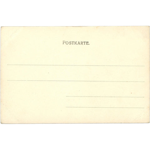 Bismarck Monument in Hamburg –Postcard