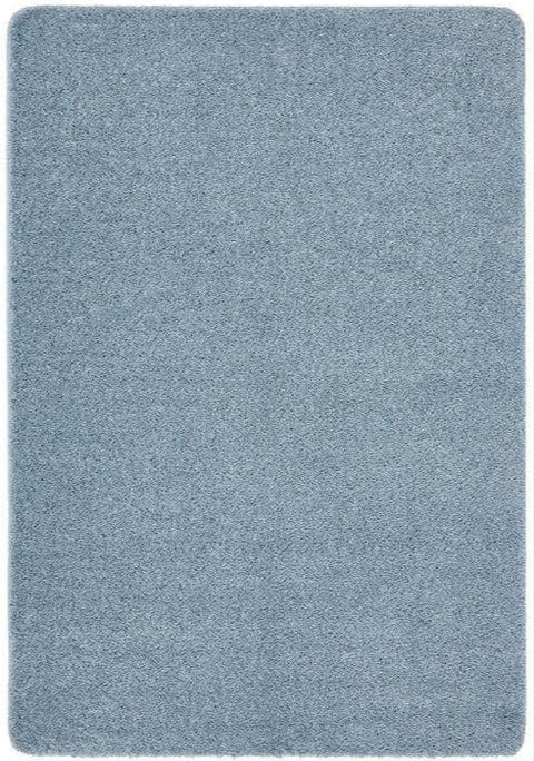 Washable Blue Shaggy Rug