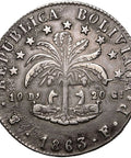 Bolivia. 8 Soles 1863