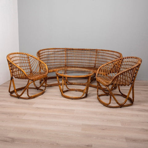 Bonacina - Tito Agnoli - Seating group - Bamboo