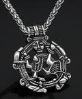 Borre Art Pagan Loki Necklace Amulet