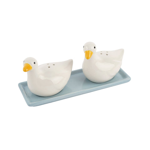 Bramble Farm Duck Salt & Pepper Shakers In Gift Box