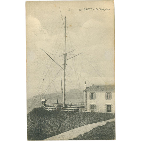 Brest, France – Le Sémaphore – Postcard Early 20th Century
