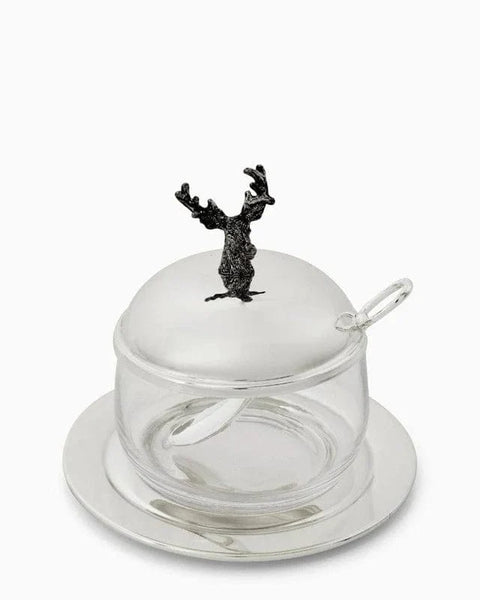Bridgerton Deer Silver Jar and Spoon