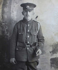 British Soldier 1914 - 18 Duke of Cornwall's Light Infantry WW1 Military World War I Studio Photo Postcard Army History