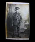British Soldier 1914 - 18 Duke of Cornwall's Light Infantry WW1 Military World War I Studio Photo Postcard Army History