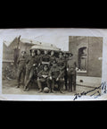 British Soldiers History World War I Group Photo Truck Car Army WW1 Era