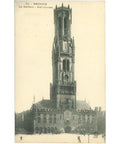 Bruges, Belgium – Belfry of Bruges Postcard Le Beffroi – Halletoren