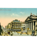 Brussels, Belgium – Bourse et le Boulevard – Postcard Early 20th Century