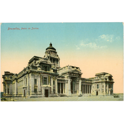 Brussels, Belgium – Palais de Justice – Postcard Early 20th Century