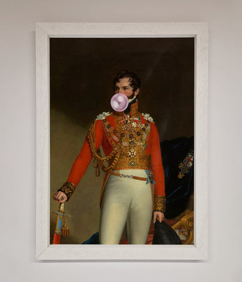Bubble Gum Admiral Framed Wall Art