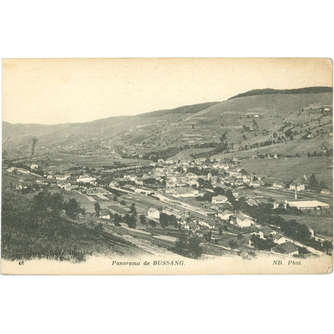 Bussang, France – Panorama de Bussang – Postcard Early 20th Century