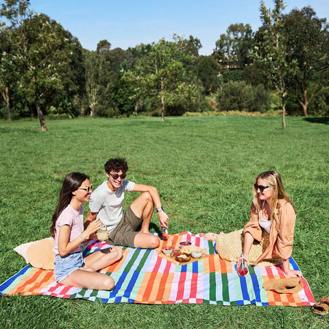 Dock & Bay Picnic Blanket - Sugar Sorbet: Large (170x170cm)