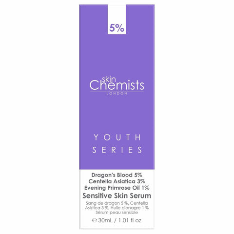 Sensitive Skin Serum Dragon's Blood 5%, Centella Asistica 3%, Evening Primrose Oil 1% 30ml