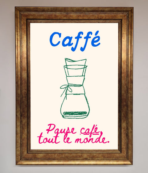 Caffe Art Framed Print