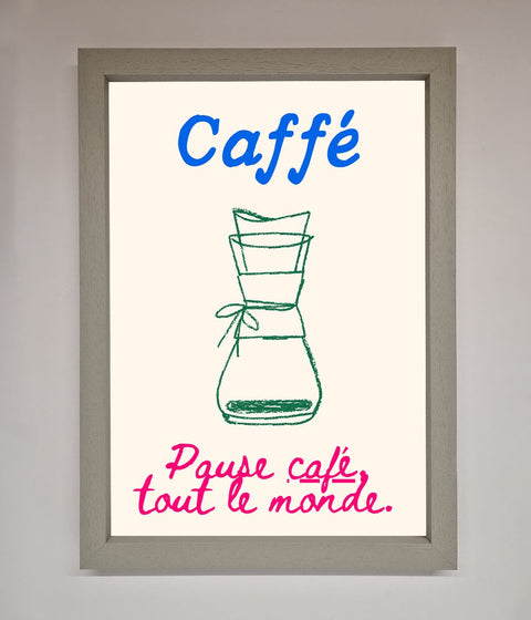 Caffe Art Framed Print