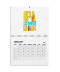 Oddly Inspired 2027 eclectic art wall calendar – February IPA fishing wordplay
